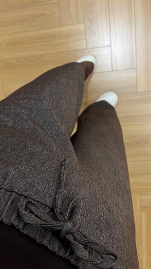 Kahve Comfort  Bel Lastikli Pantolon
