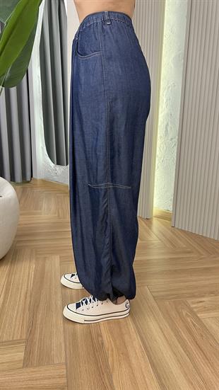 Riva Bileği Bağcıklı Premium Tensel Pantolon