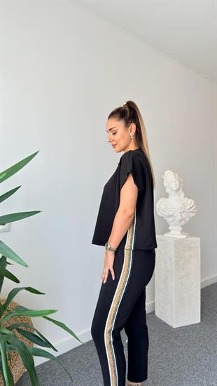 Siyah Ober Sim Şertili  Modal Takım