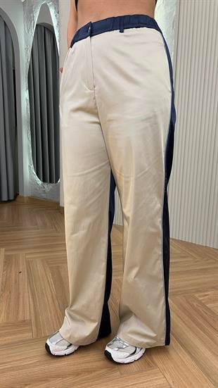 Tio Tok Saten Çift Renk Premium Pantolon