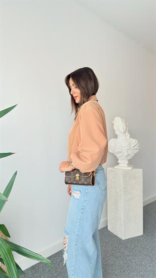 Bej Razno Zra Model Bomber Ceket