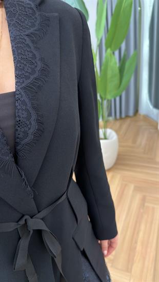 Viella Dantel Detaylı Orj Model Blazer(ÖN SİPARİŞ ÜRÜNÜ)