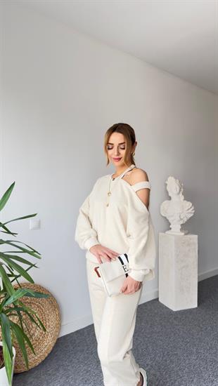 Omuz Pencereli Taş Eşofman Takımı