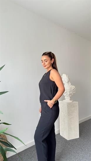 Siyah Stari Kolsuz Tensel Takım