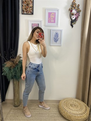 Alttan Çıtçıtlı Bodysuit