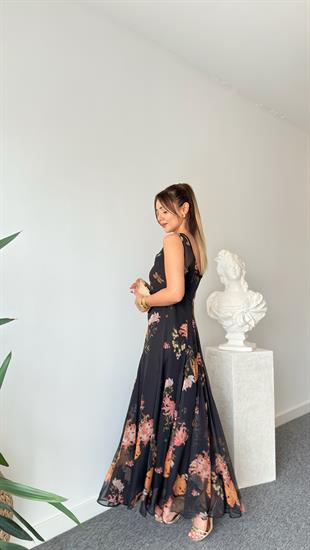 Völke Zra Model Maxi Şifon Elbise 