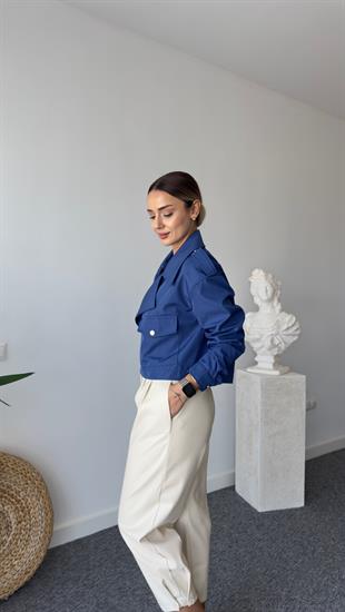 Orj Marka Astarlı Mavi Zra Trenç