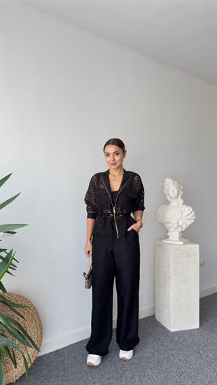 Epis Marka Model Siyah Organze Ceket