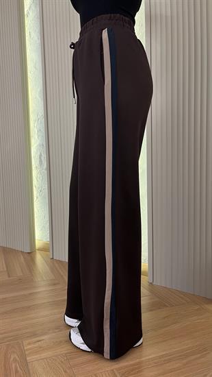 Kahve Darci Trenç Detaylı Tasarım Takım