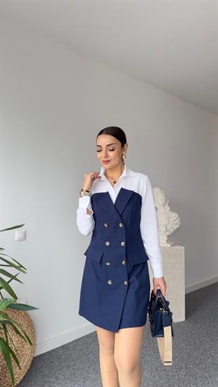 Mein Poplin Garnili Gabardin Elbise 