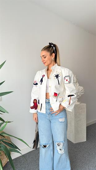 Pinterest Nakış İşlemeli Tasarım Ceket 