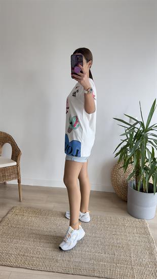 Wick Renkli Baskı Tasarım Tshirt