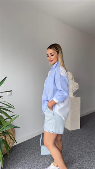 Lavor Marka Model Taş Detaylı Gömlek