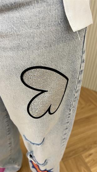 Betta Taş Ve Baskı Detaylı Tasarım Jean 