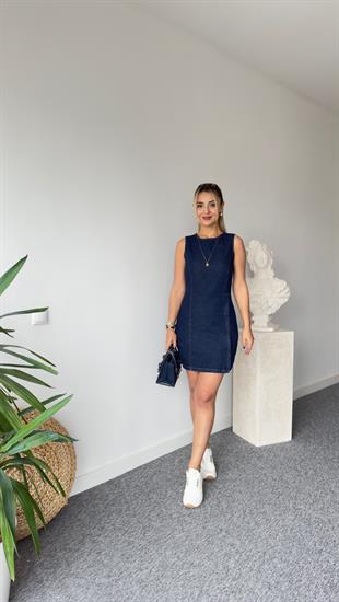 Caldo Zra Model Fermuar Detaylı Jean Elbise