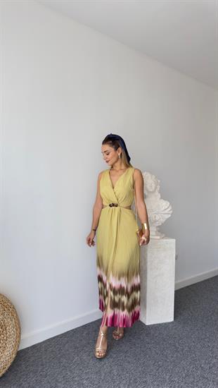 Zra Model Önü Boncuk Detaylı Elbise 