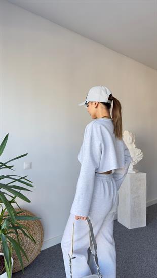 Çift Parça Siyah Atletli Brooklyn Sweat