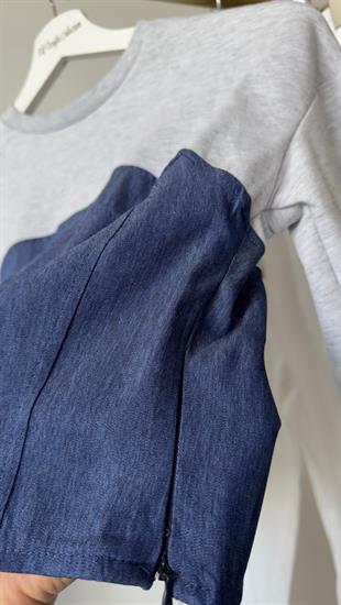 Kot Garnili Gri Sweat