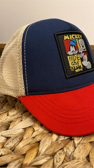 Lacivert Mickey Şapka
