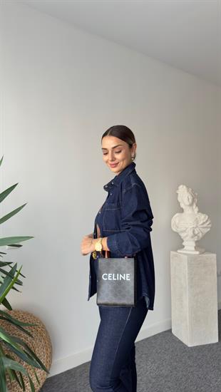 Maryon Cep Detaylı Laci Gömlek Ceket