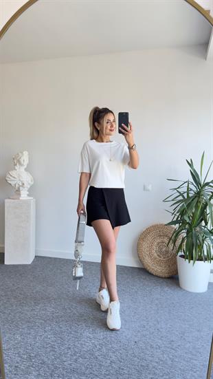 Oys Model Modal Şort Etek