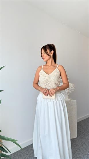 Dantel Garnili Marka Model Keten Elbise 