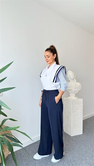 Pref Ribanalı Beyaz Gömlek