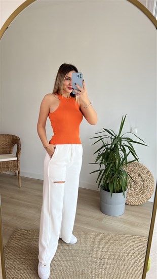 Halter Yaka Turuncu Atlet