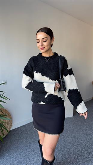 Siyah Geçişli Massi Model Kazak