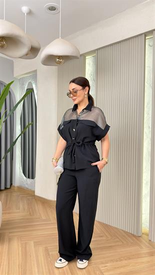 Siyah Holana File Detaylı Tensel 