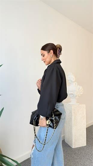 Siyah Razno Zra Model Bomber Ceket