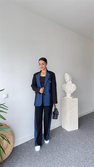 Emmy Kot Detaylı Tasarım Blazer Ceket