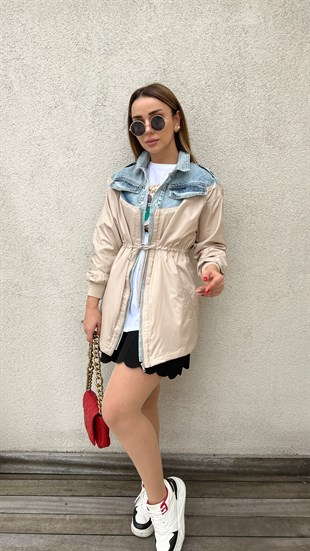 Kot Garnili Tasarım Trençkot