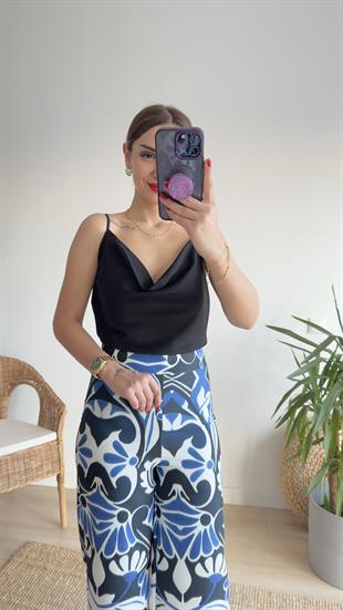 Clara Askılı Siyah Atlet