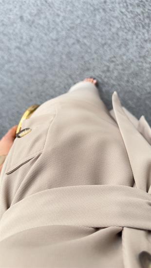 Pein Orj Marka Kuşaklı Bej Tulum