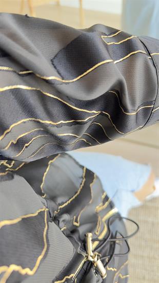 Magic Marka Model Organze Ceket Gold