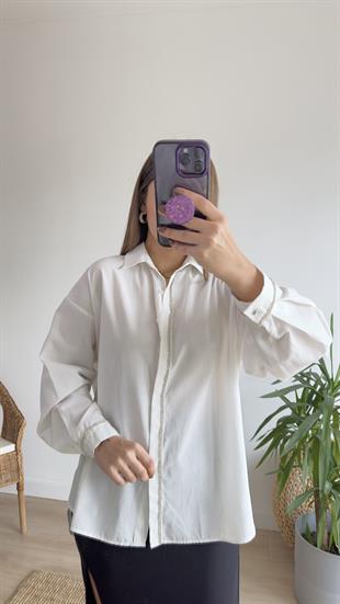 Tuvia Taşlı Tasarım Gömlek