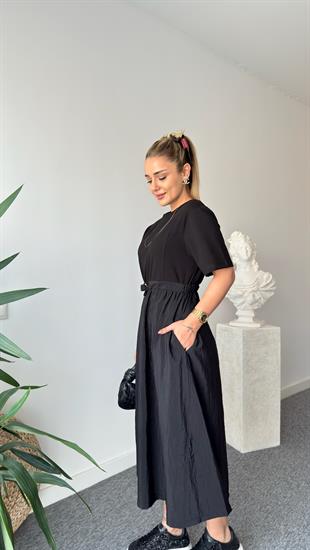 Entra Orj Model Siyah Elbise 
