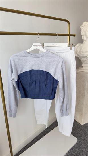 Kot Garnili Gri Sweat