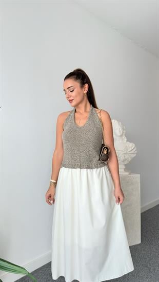 Jimy Marka Model Triko Garnili Elbise 