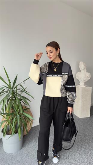 Future Patcworkh Tasarım Sweat
