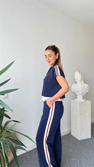 Leise Taş Detaylı Premium Modal Takım