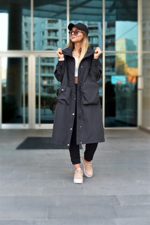 Tasarım Oversize Trenchcoat