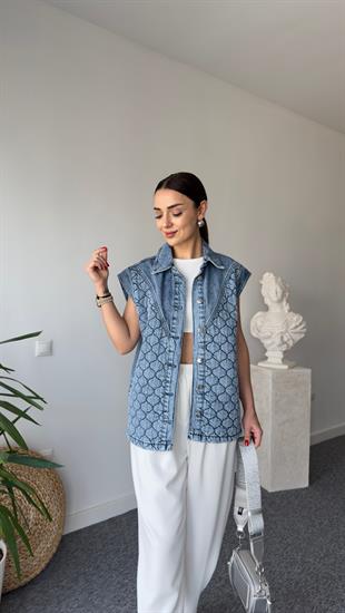 Marka Model Kapitone Kot Yelek