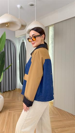 İpkyl Model Kot Garni Mix Ceket