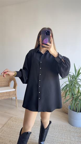 Balon Kol Tunik Elbise 