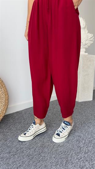 Verti Keten Bordo Balon Pantolon