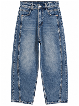 Tidera Dikiş Detaylı Balon Jean(ÖN SİPARİŞ ÜRÜNÜ)