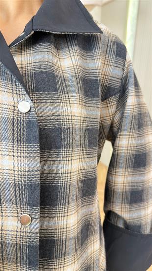 Loreti Ekose Desenli Ceket Pantolon Takım