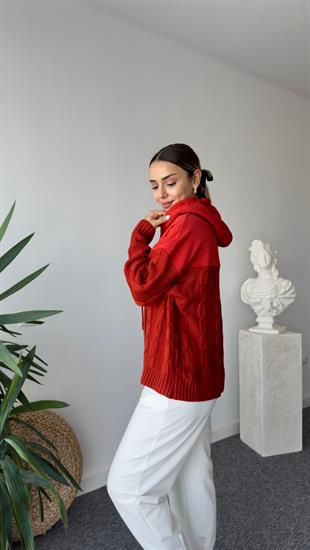 Noah Tws Model Altı Trikolu Kiremit Sweat